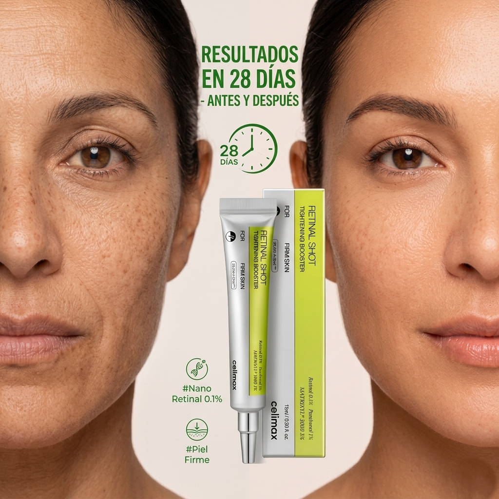 Retinal Shot Celimax | Sérum Anti-Envejecimiento - Resultados en 14 Días